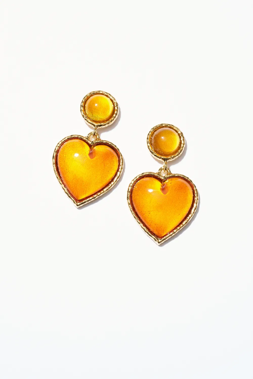 Philippe Ferrandis Break My Heart clous boucles cœur 5 cm
