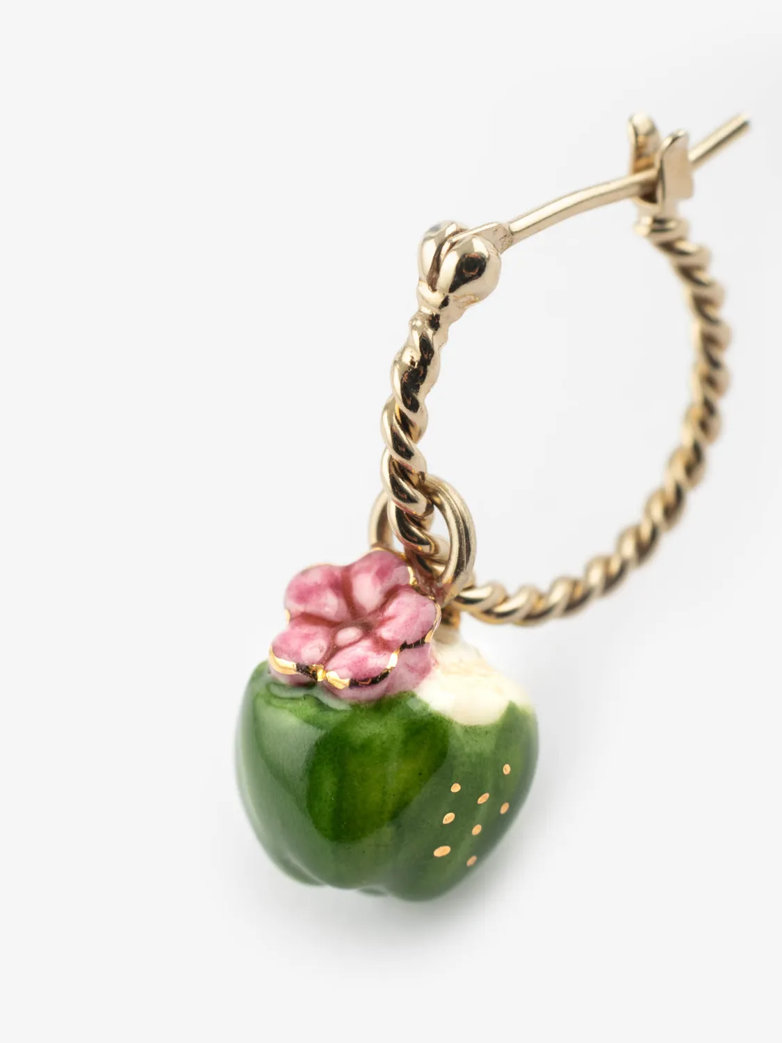 Nach Bijoux noix de coco mini creole porcelaine a l’unite