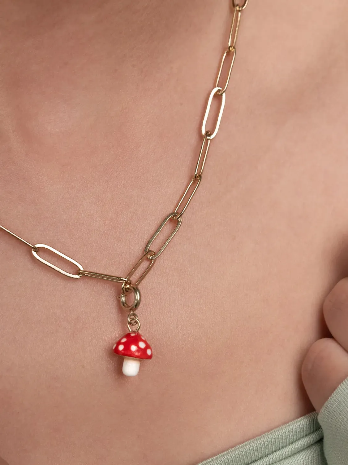 Nach Bijoux Mix and Match charm champignon porcelaine