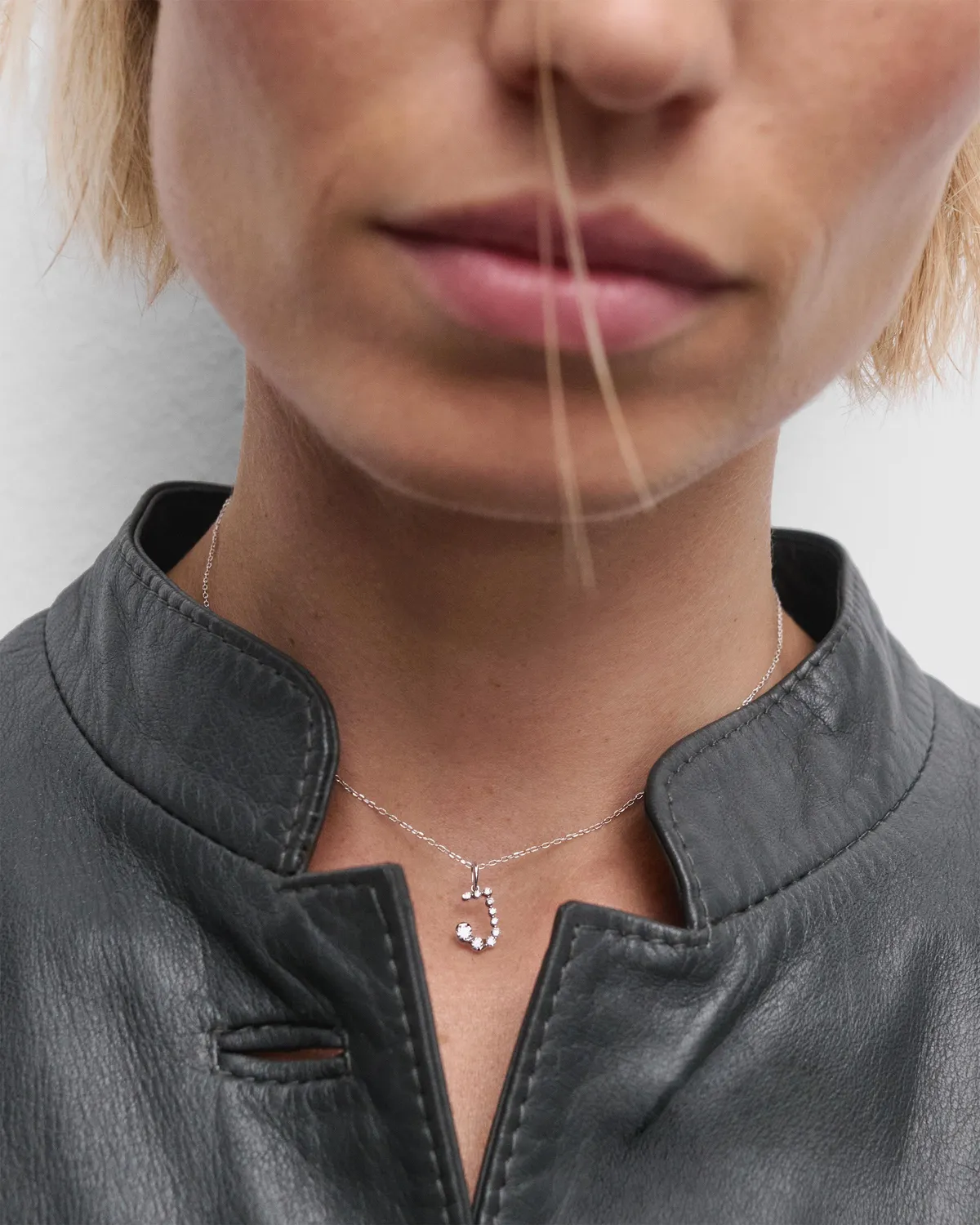 PDPAOLA Diamonds pendentif initiale J or blanc diamants
