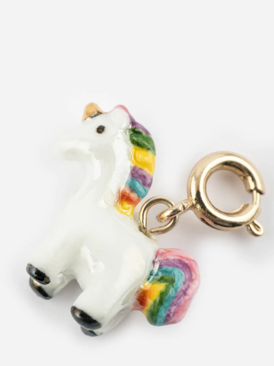Nach Bijoux Charm's licorne charm porcelaine violette