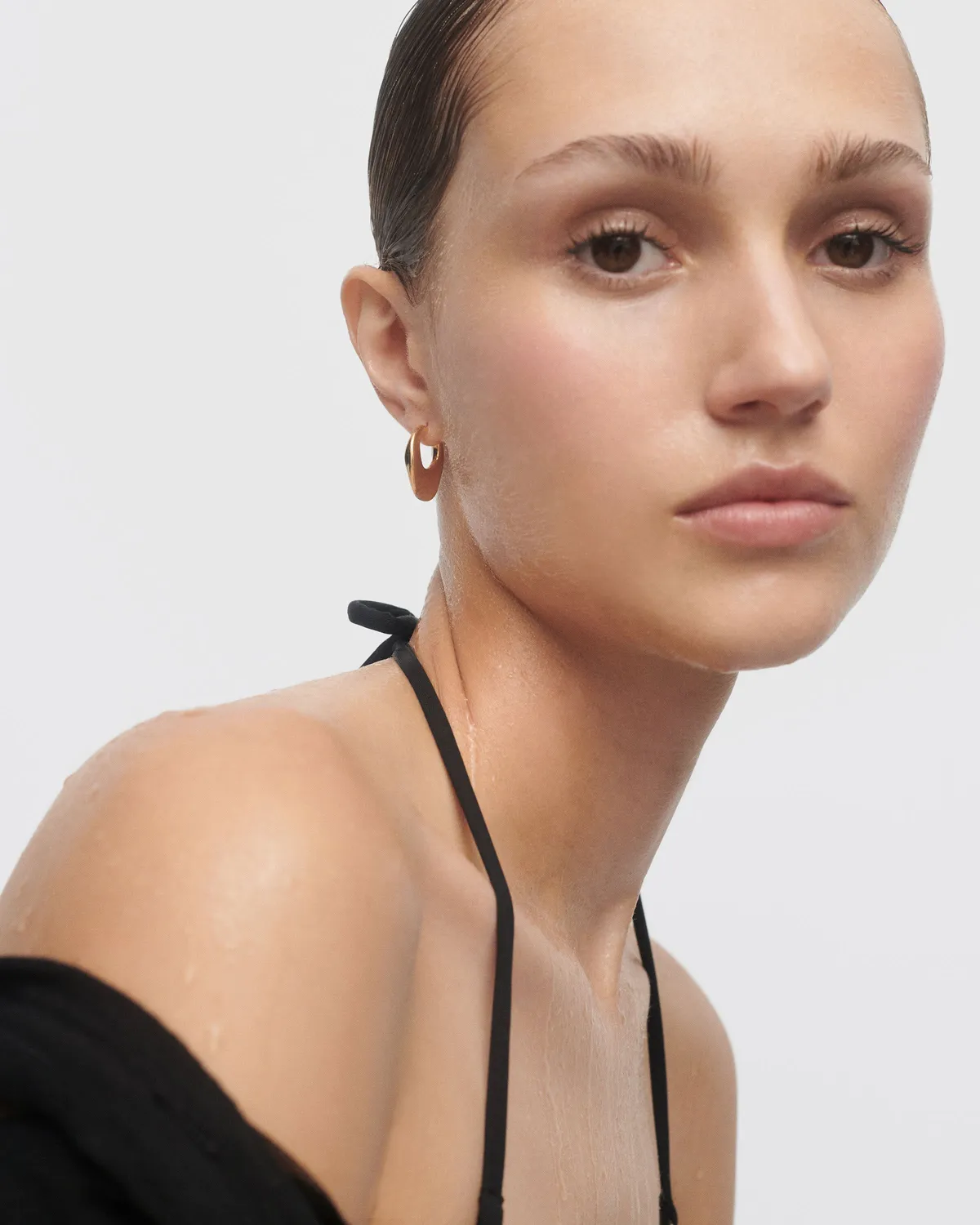PDPAOLA Volcano Hoops boucles créoles dorées 20,7 mm