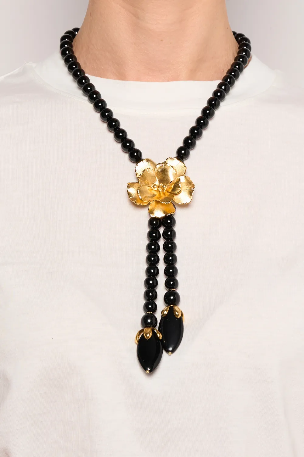 Philippe Ferrandis Magnolia MAG 21 collier cravate noir vert
