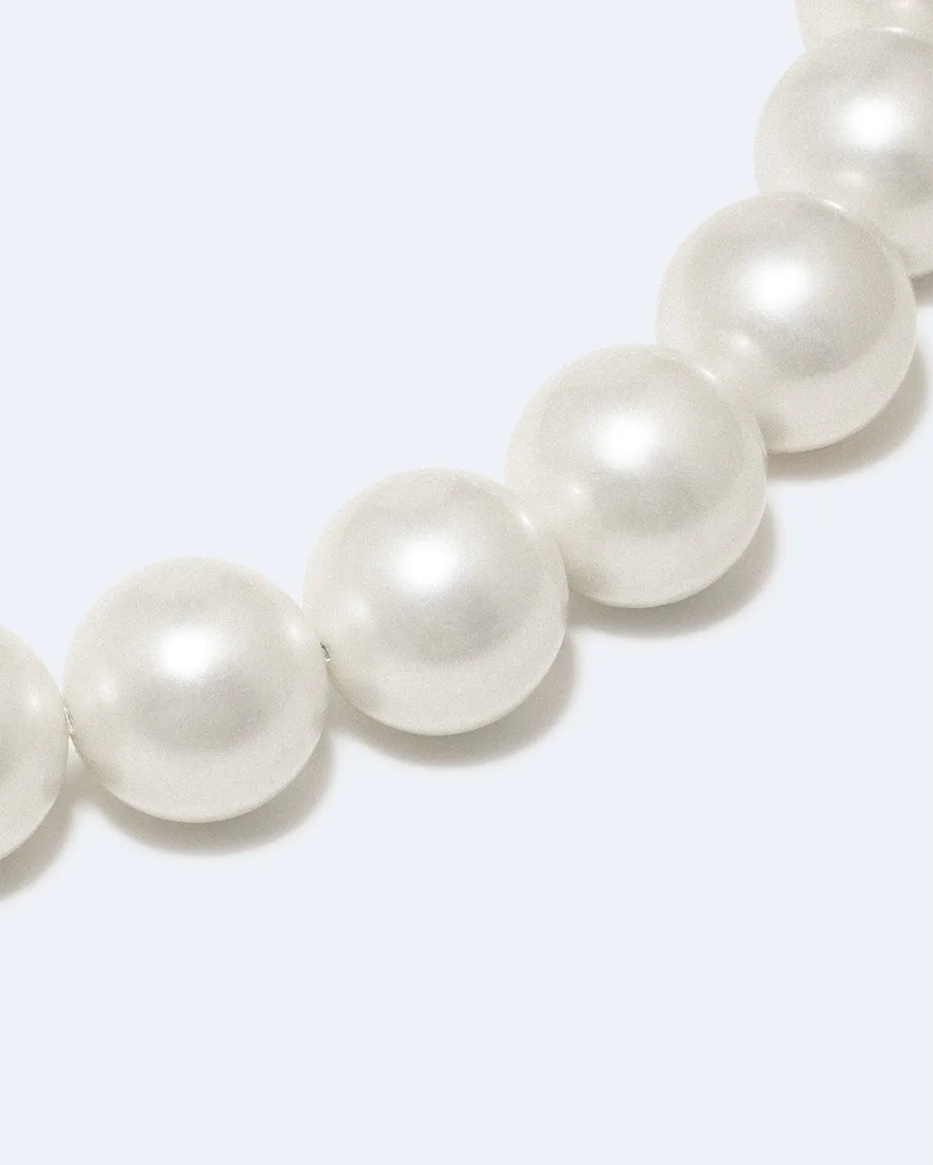 Completedworks What's the Big Idea collier perles argent recyclé