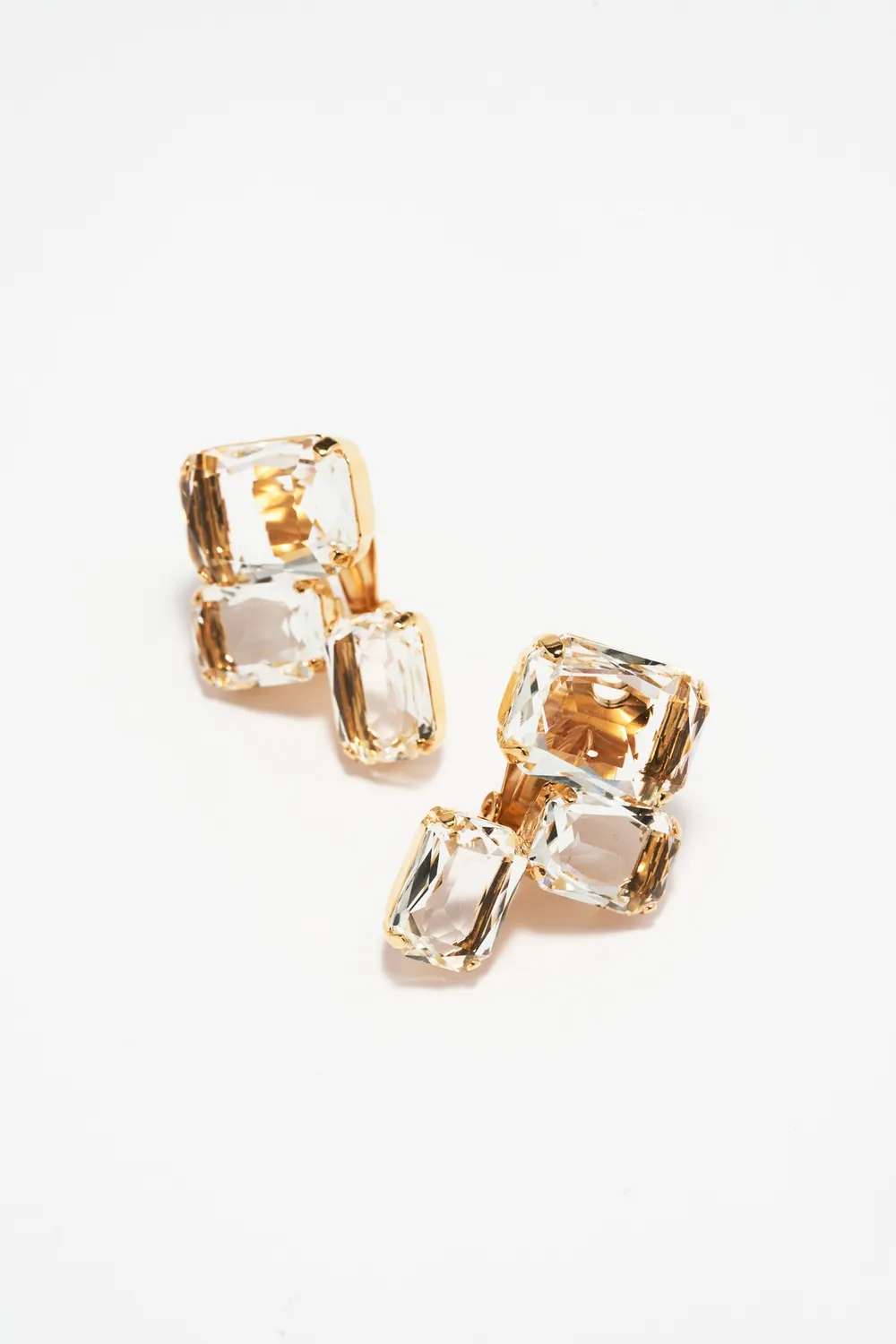 Philippe Ferrandis Baléares boucles clips doré 3 cm or 24 carats