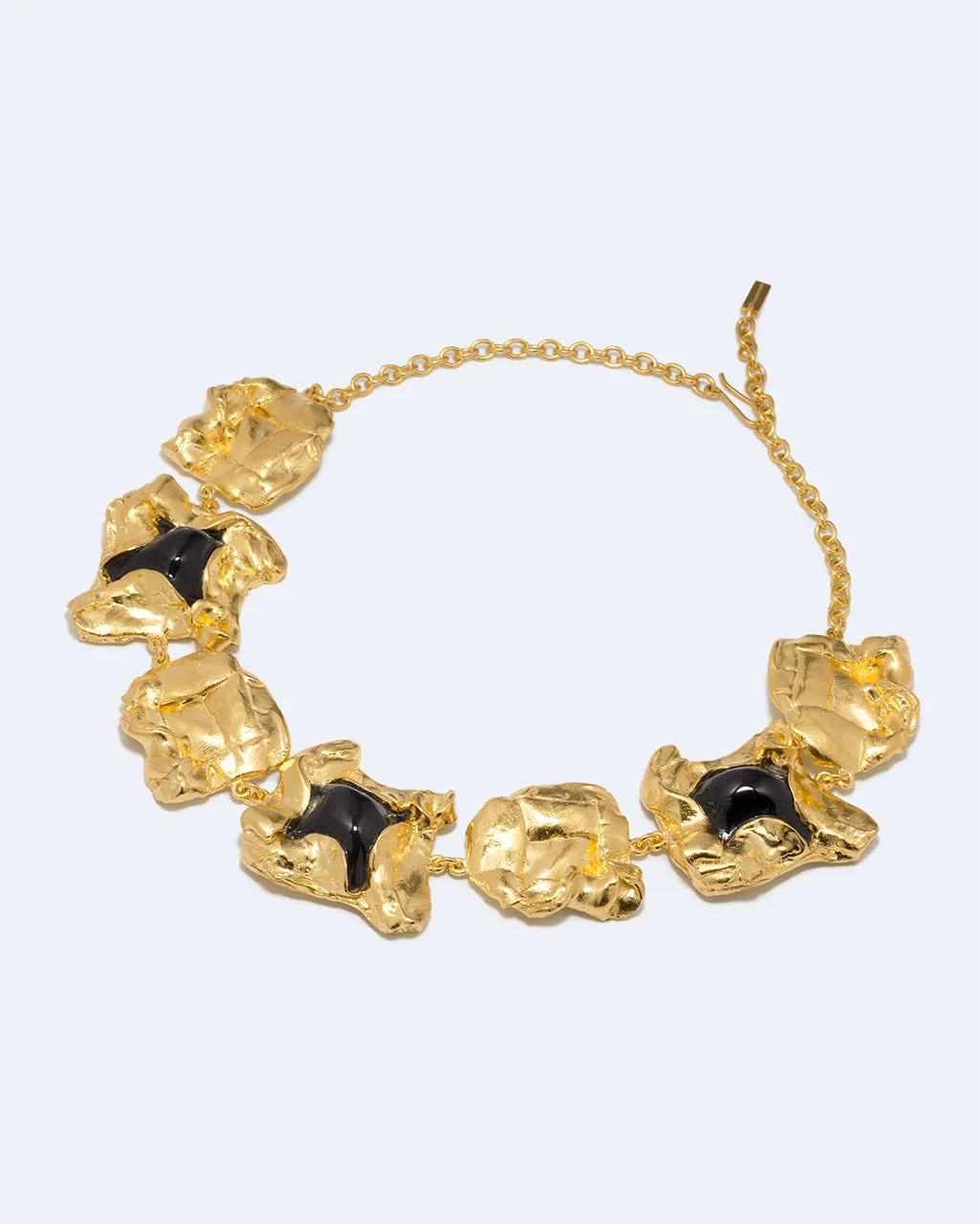Completedworks Galileo collier résine noire vermeil