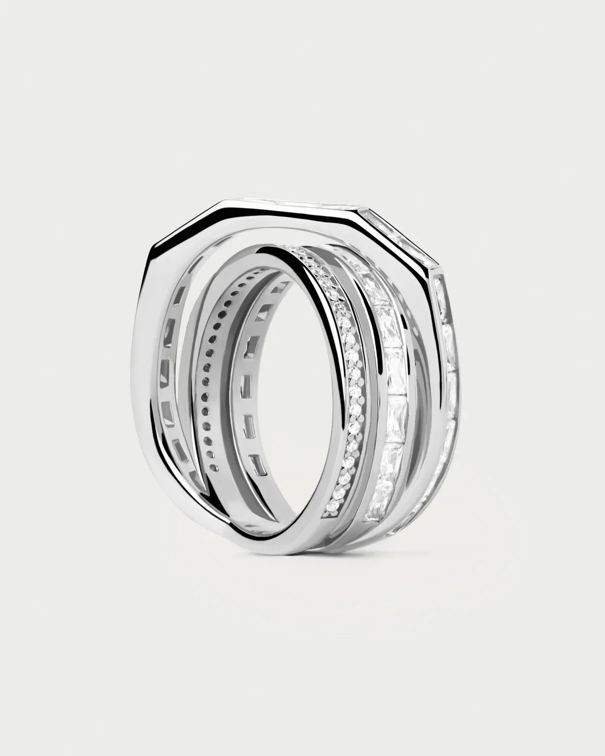 PDPAOLA Essentials Verona bague argent zirconia