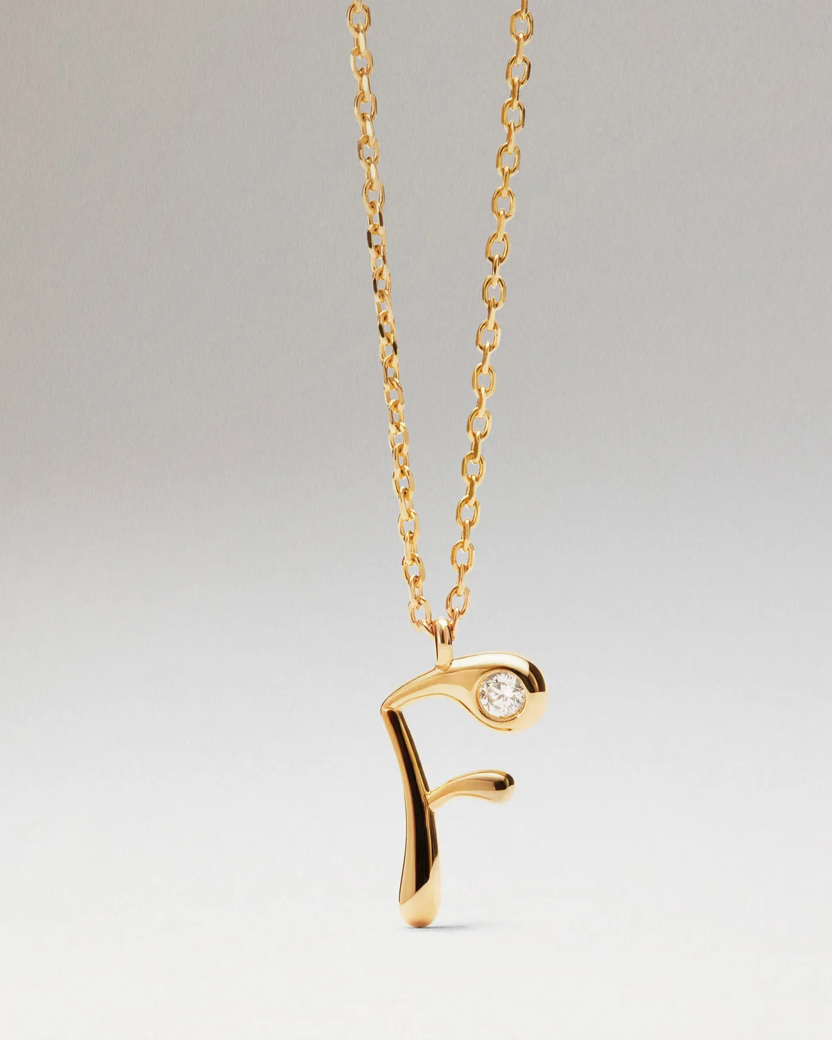 PDPAOLA Initial F collier lettre F 40-50 cm