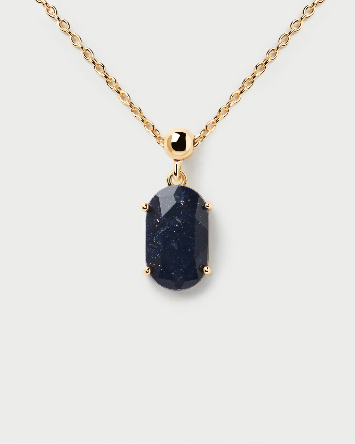 PDPAOLA Luck Charm breloque pierre bleue sandstone