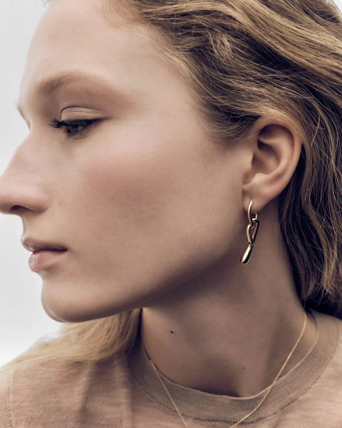 PDPAOLA Twist boucles d'oreilles torsadées longues