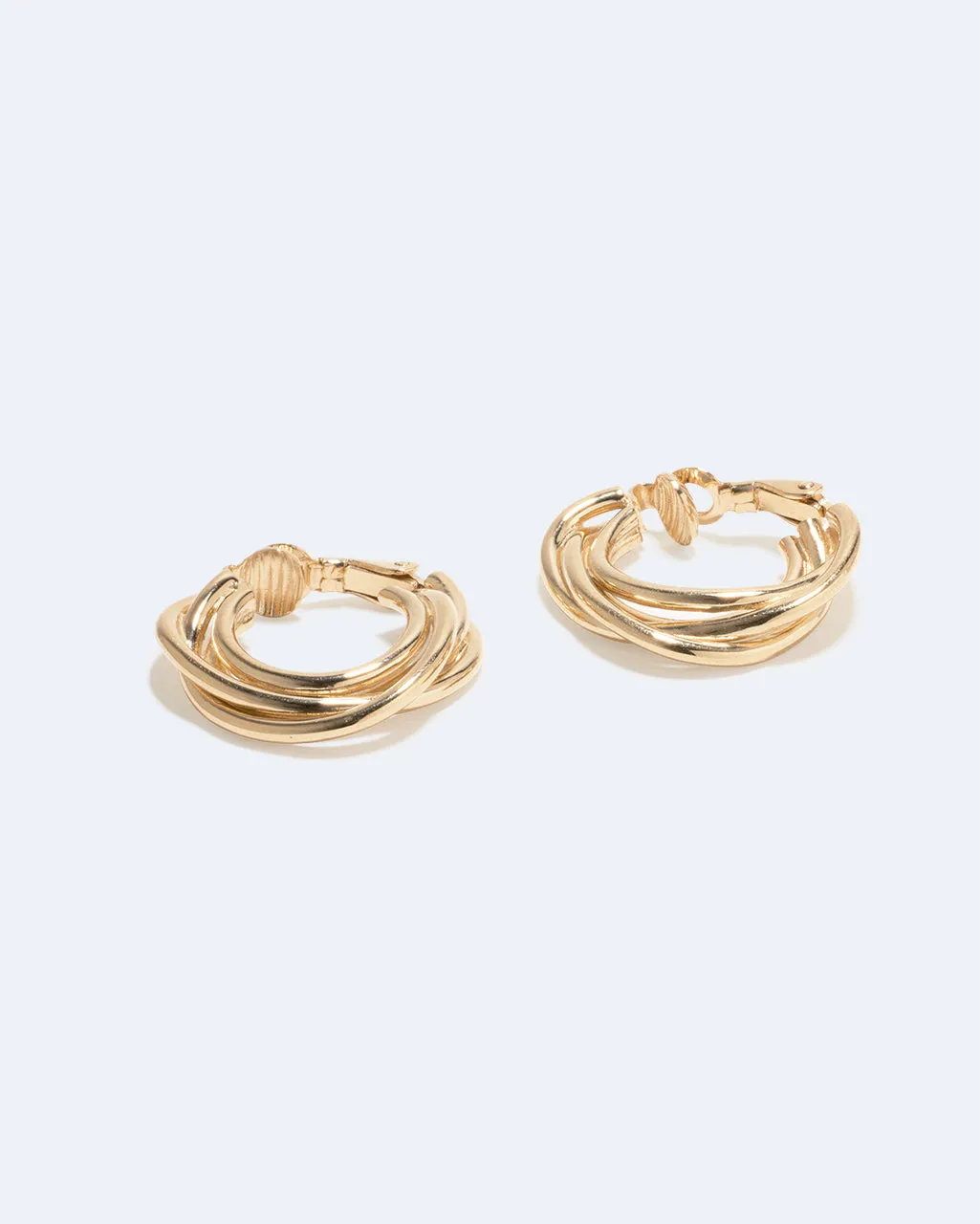 Completedworks Encounter boucles clips vermeil doré