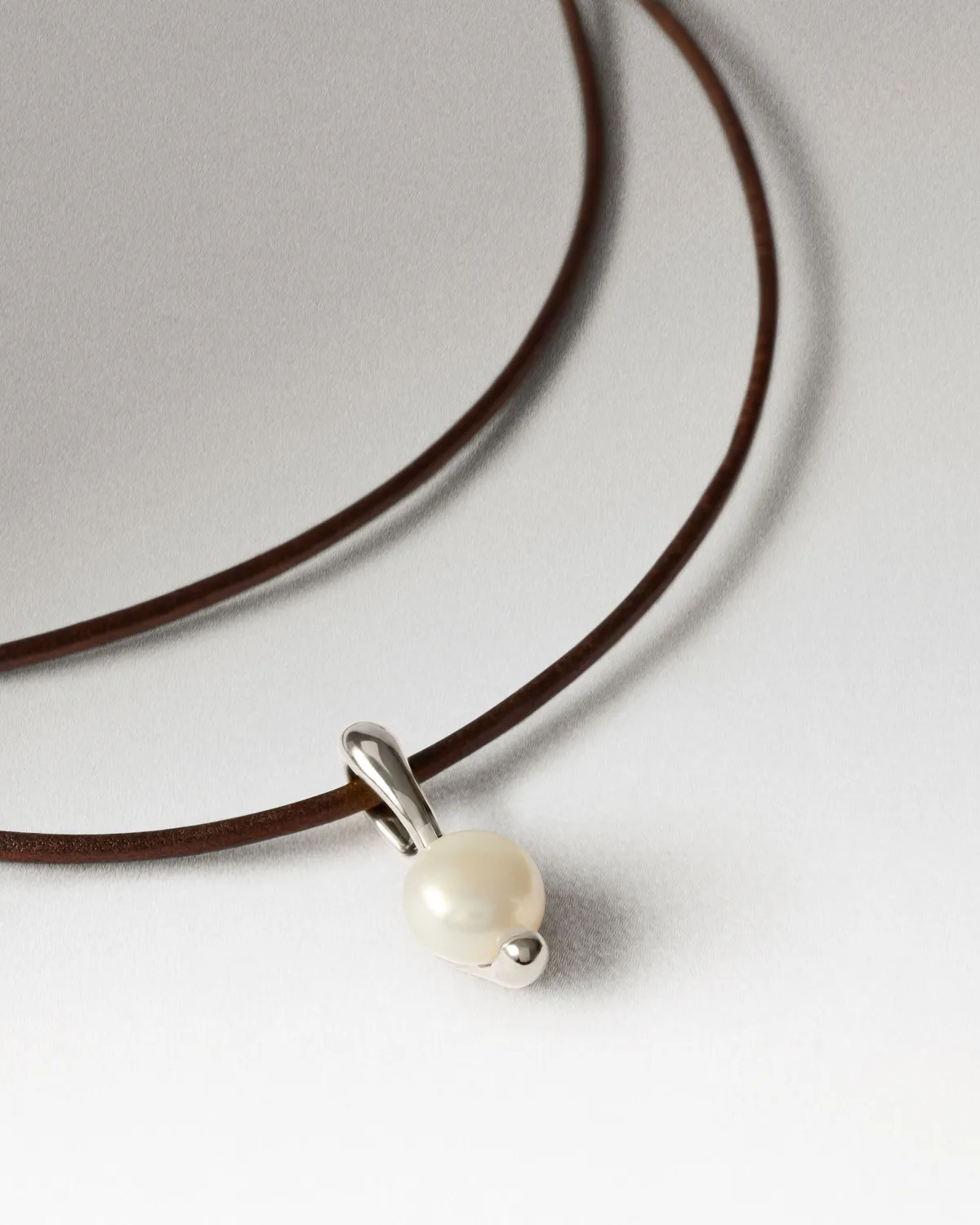 PDPAOLA La Perla pendentif argent perle d'eau douce