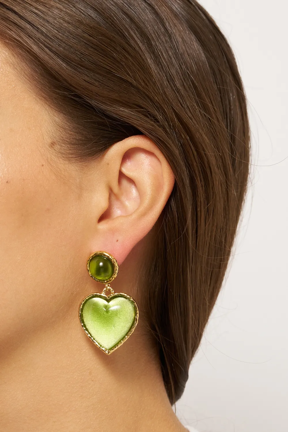 Philippe Ferrandis Break My Heart clous boucles cœur 5 cm