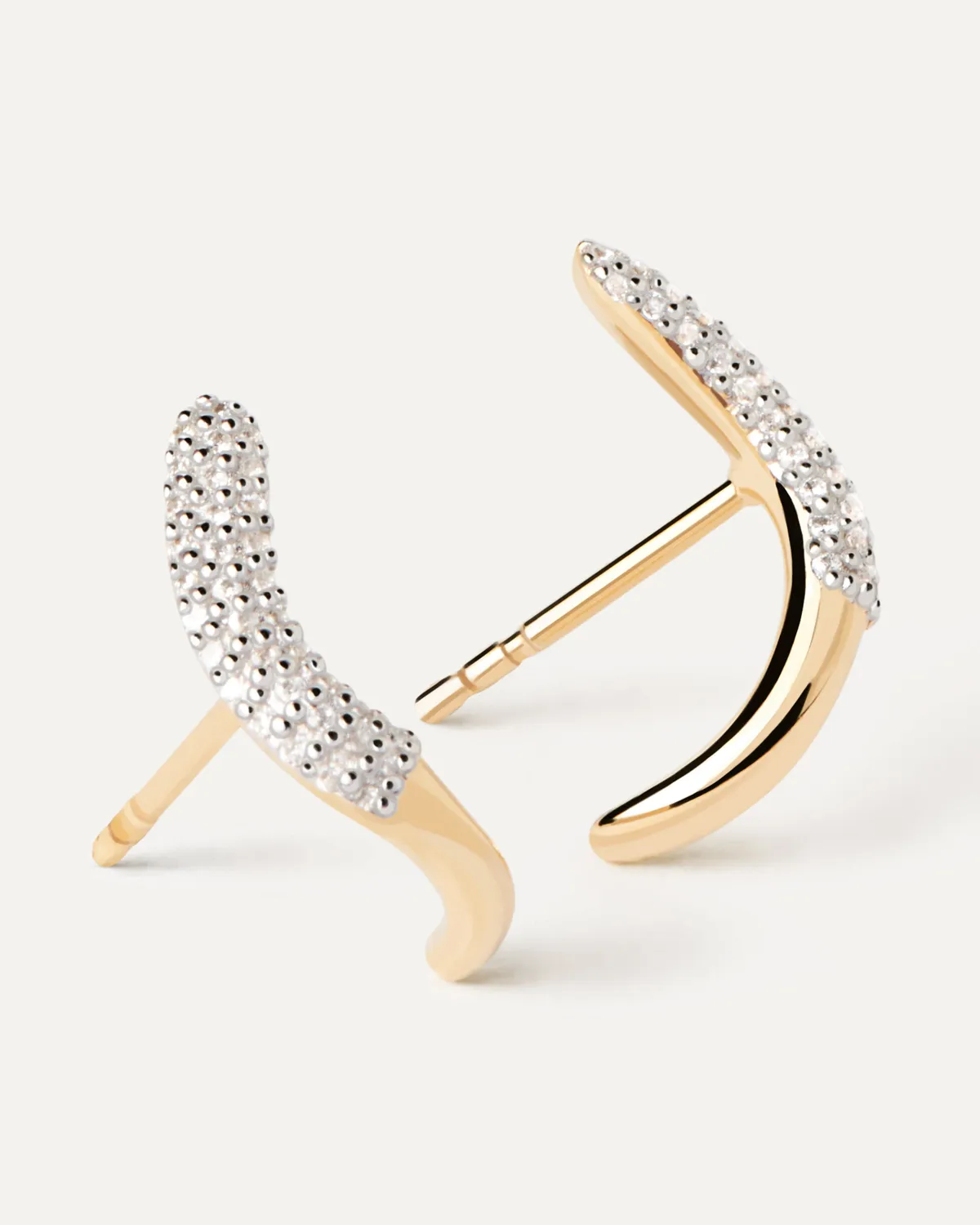 PDPAOLA Apollo boucles d’oreilles diamants or 18 carats 0,25 ct