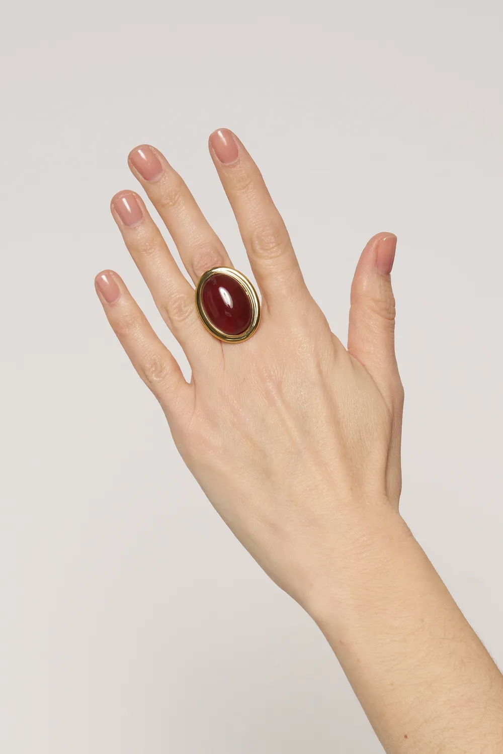 Philippe Ferrandis Bulles bague ajustable dorée