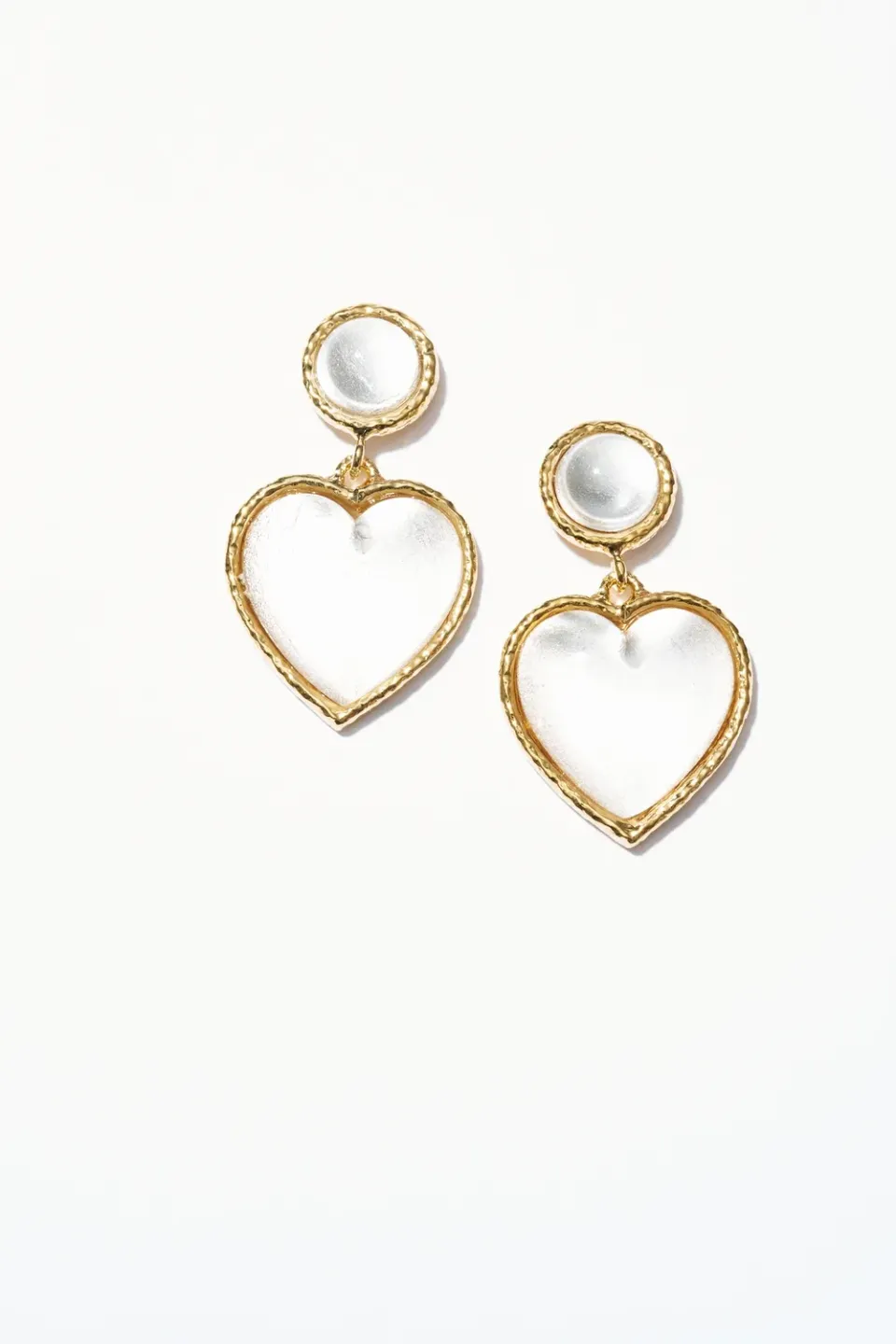 Philippe Ferrandis Break My Heart clous boucles cœur 5 cm