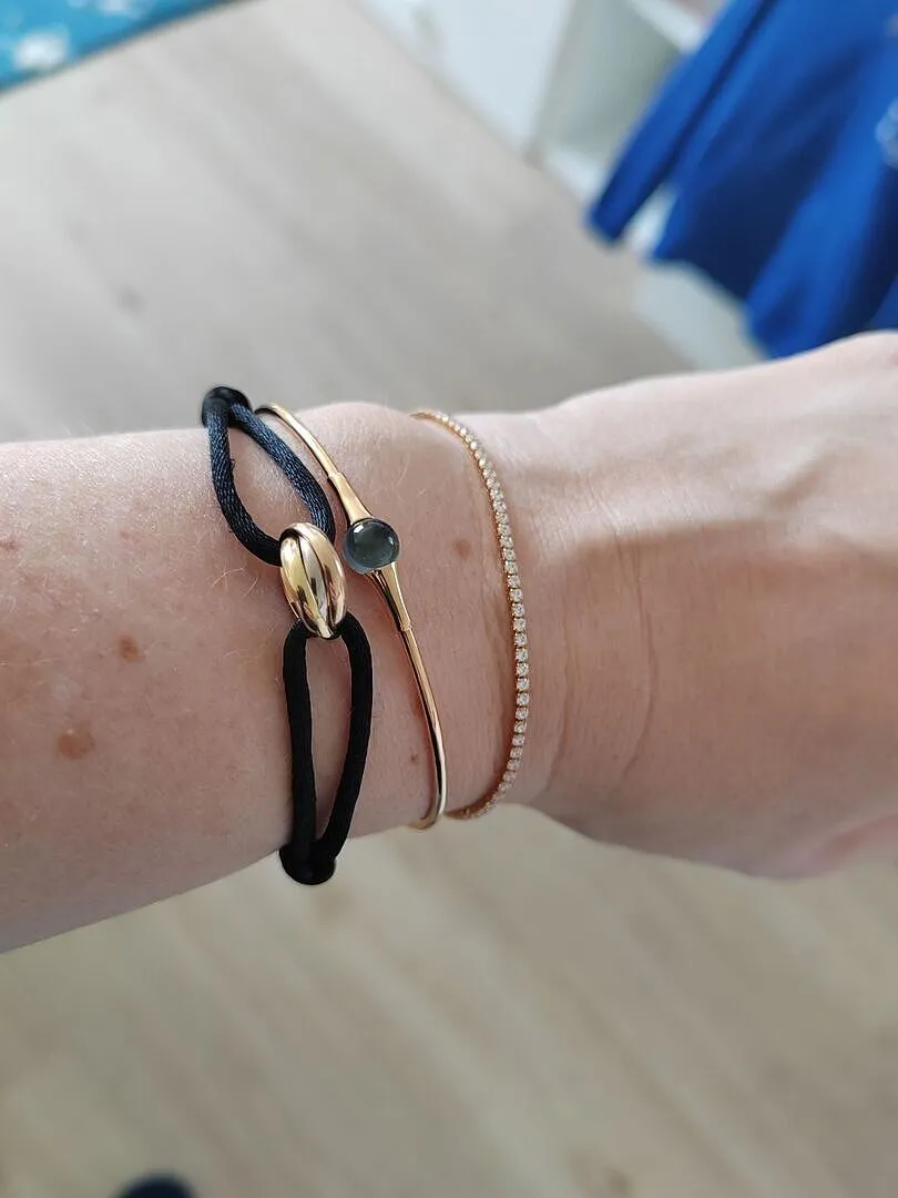 Astrid & Miyu Tennis Chain bracelet doré rivière