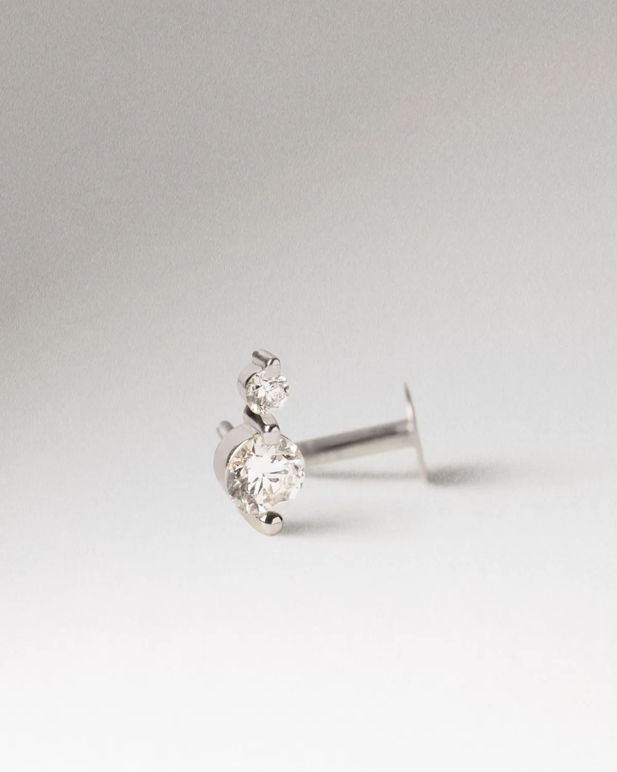 PDPAOLA Eve Mini piercing or blanc diamants 0.15ct