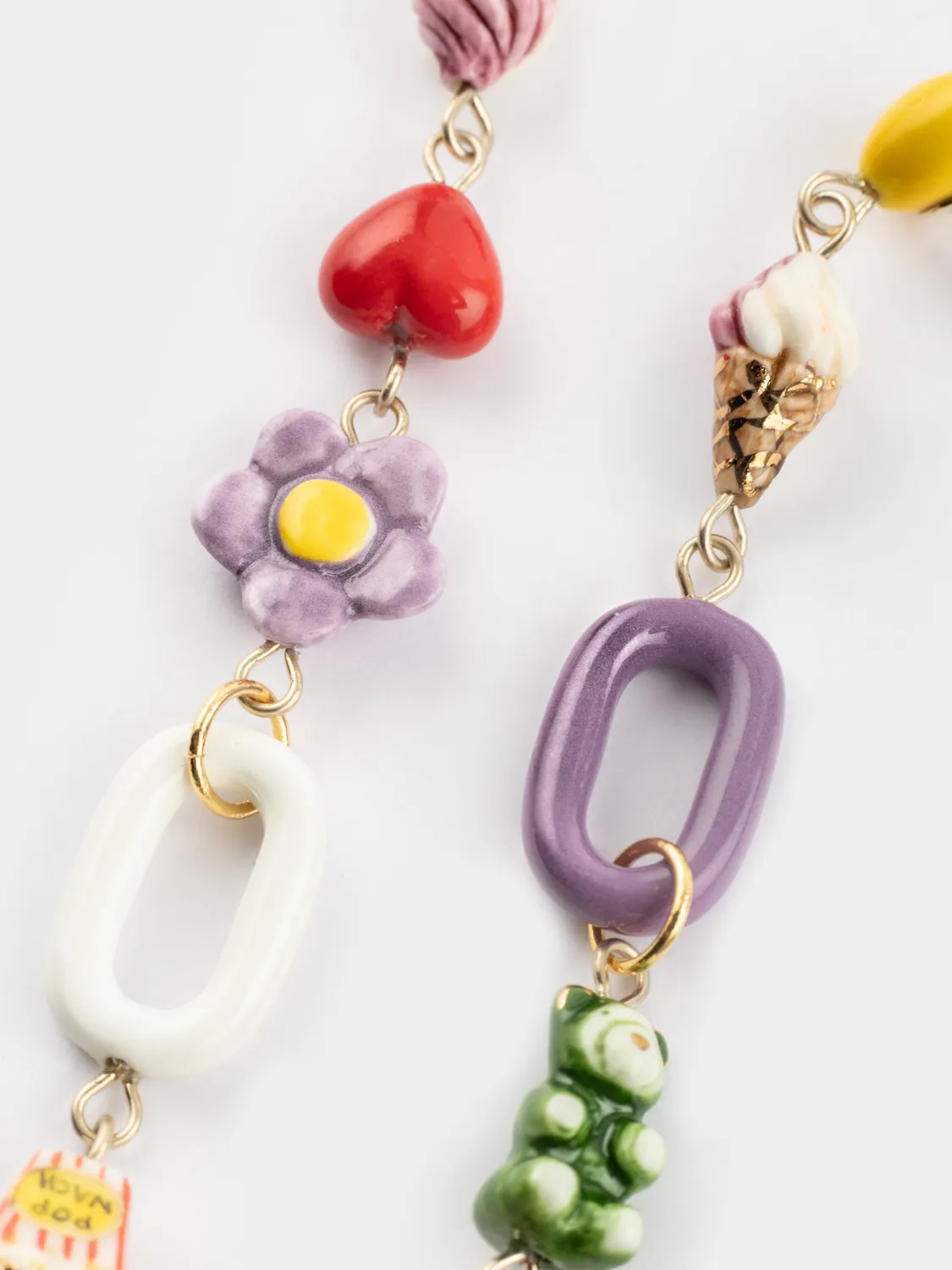 Nach Bijoux Candy boucles d’oreilles pendantes violettes