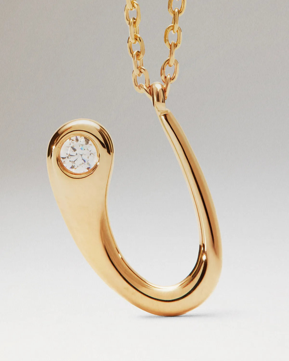 PDPAOLA U collier initiale doré 40-50 cm