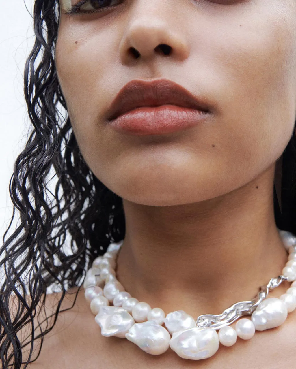 Completedworks Foraging collier perles argent recyclé
