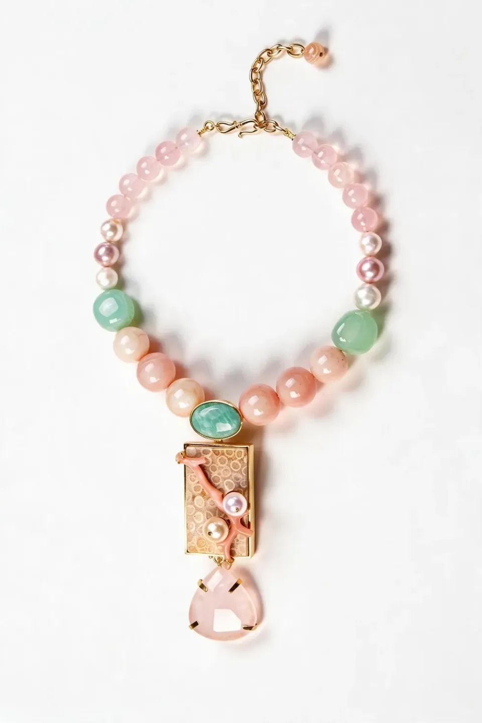 Philippe Ferrandis paradis de corail collier pièce unique