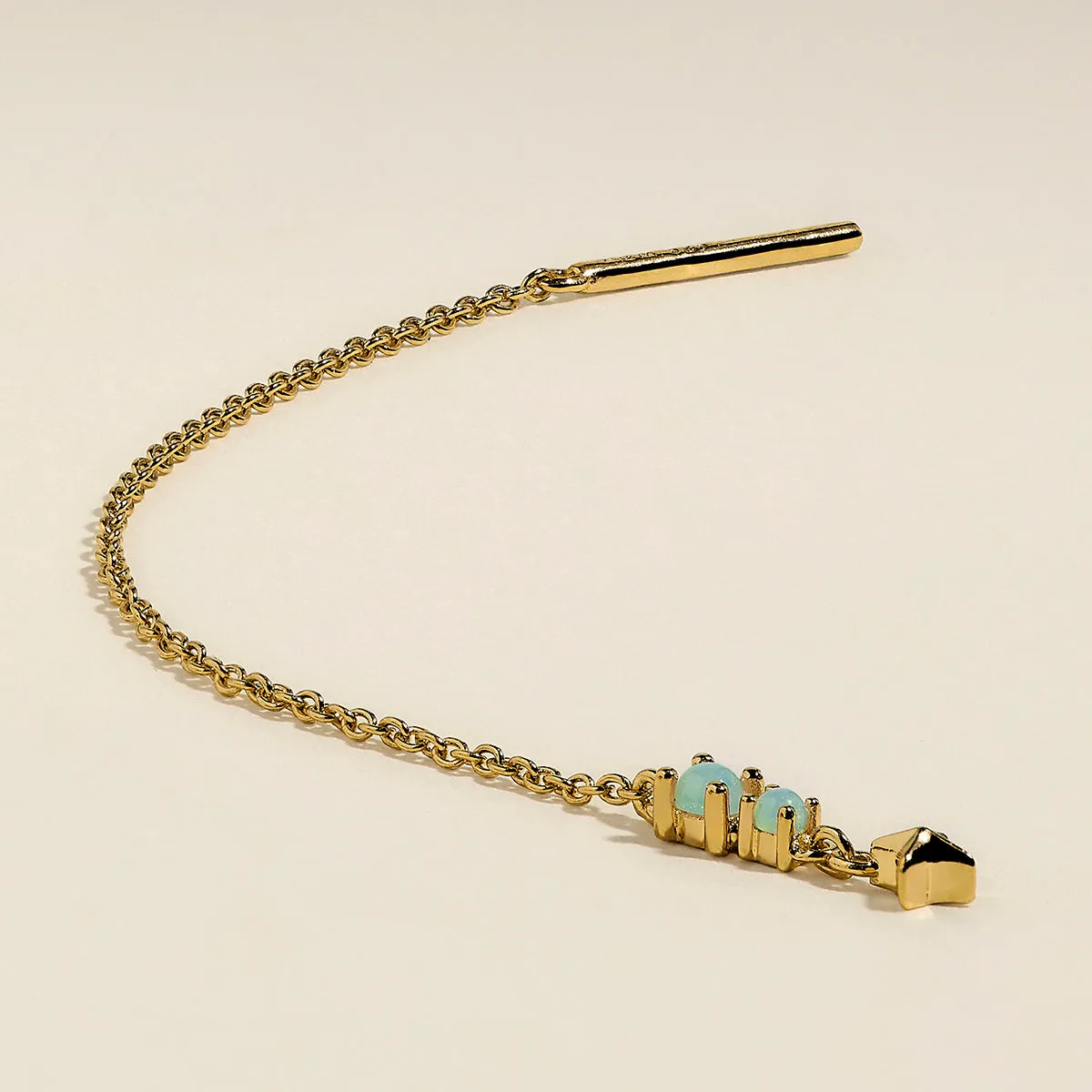 Astrid & Miyu Cosmic Opal boucles plaqué or