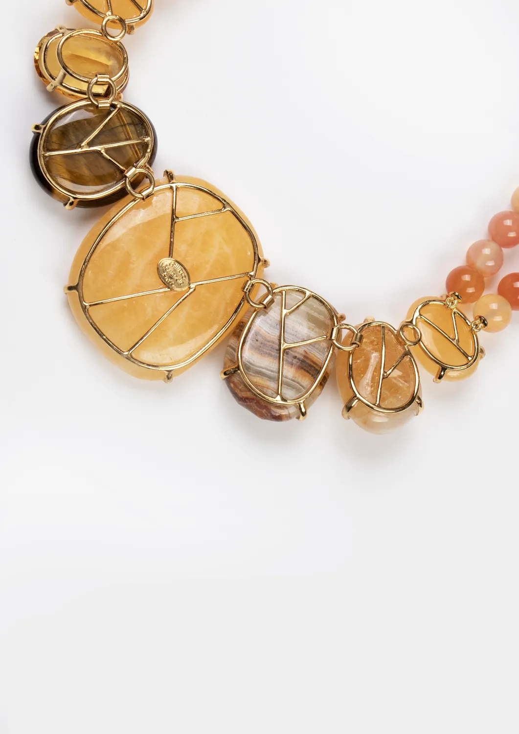 Philippe Ferrandis pièce unique Eye of the tiger collier