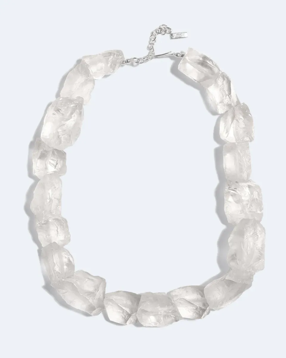 Completedworks The Iceberg's Other Half collier résine argent