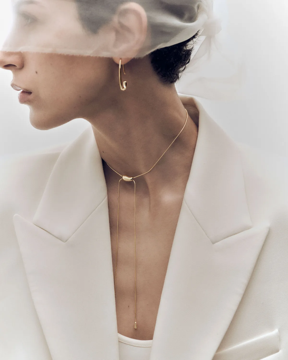 PDPAOLA Rodeo Slider collier or 62 cm
