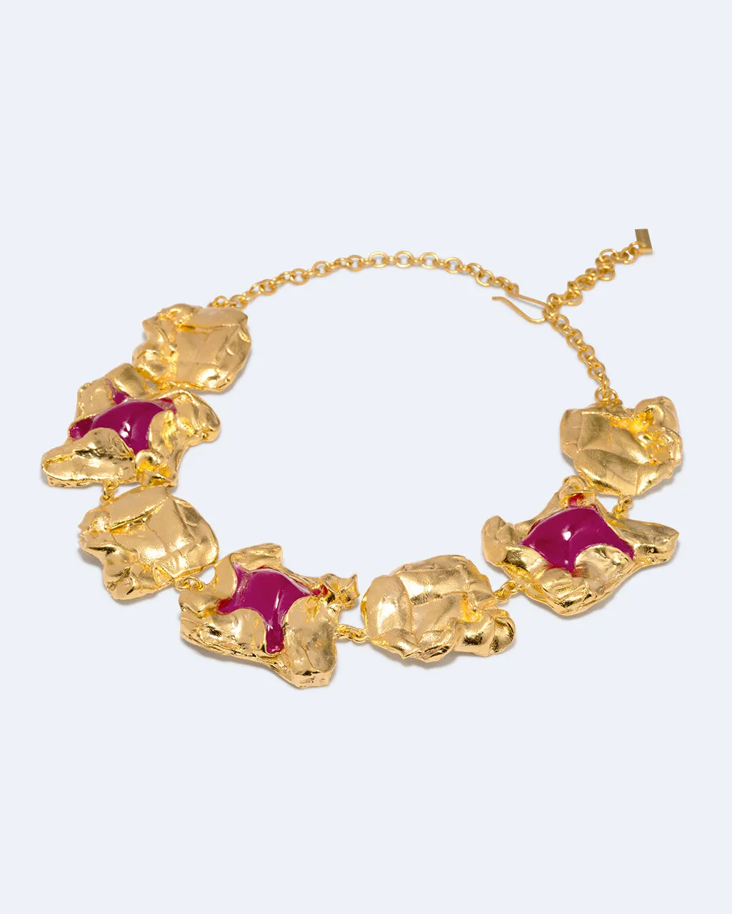 Completedworks Galileo collier résine rose doré