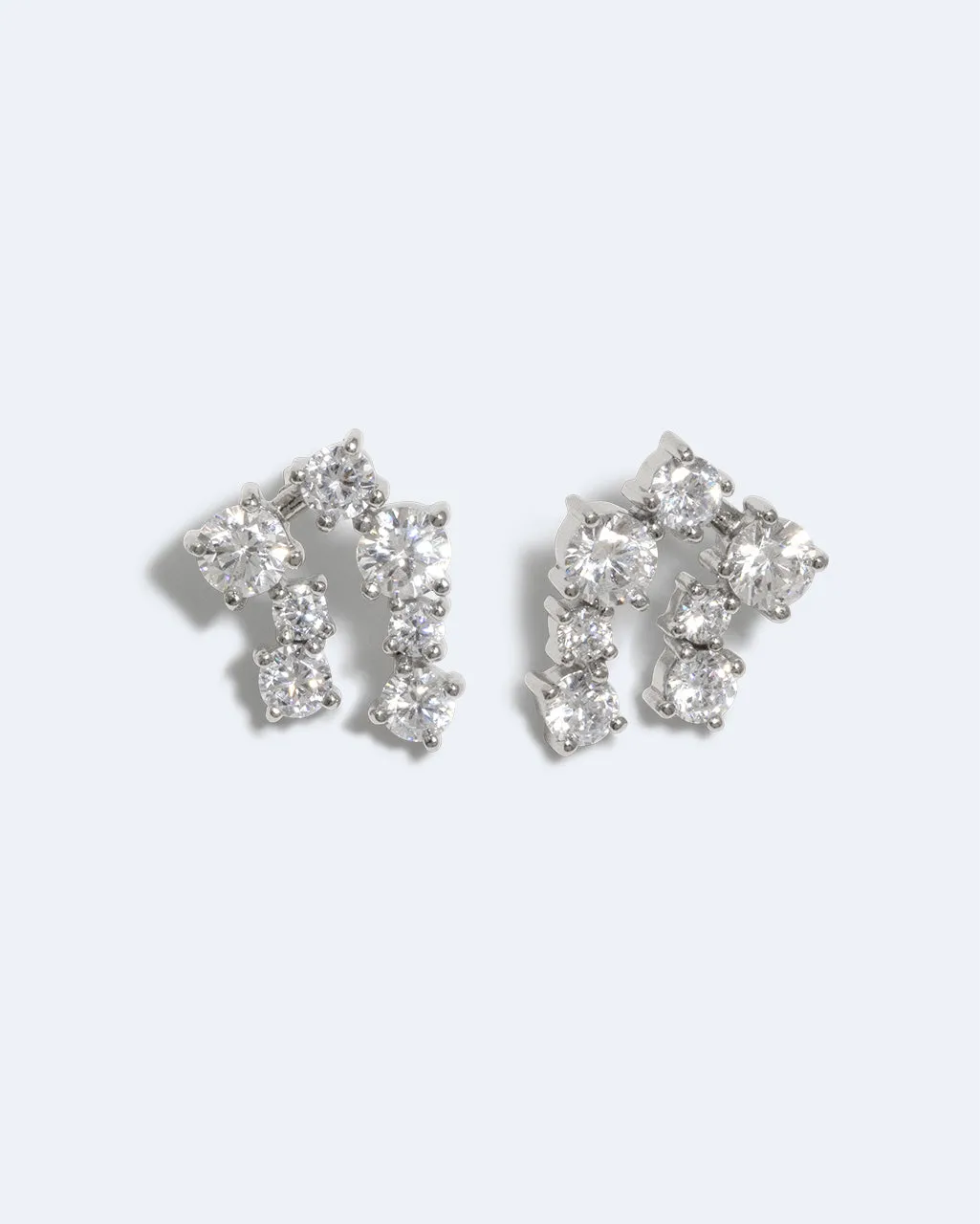 Completedworks Myth boucles d'oreilles zirconia rhodié