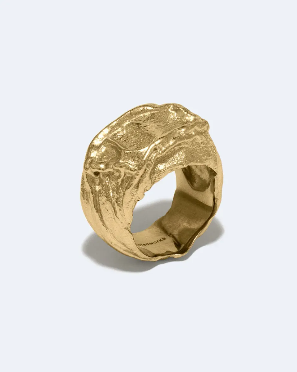 Completedworks Blimey bague vermeil or recyclé taille R