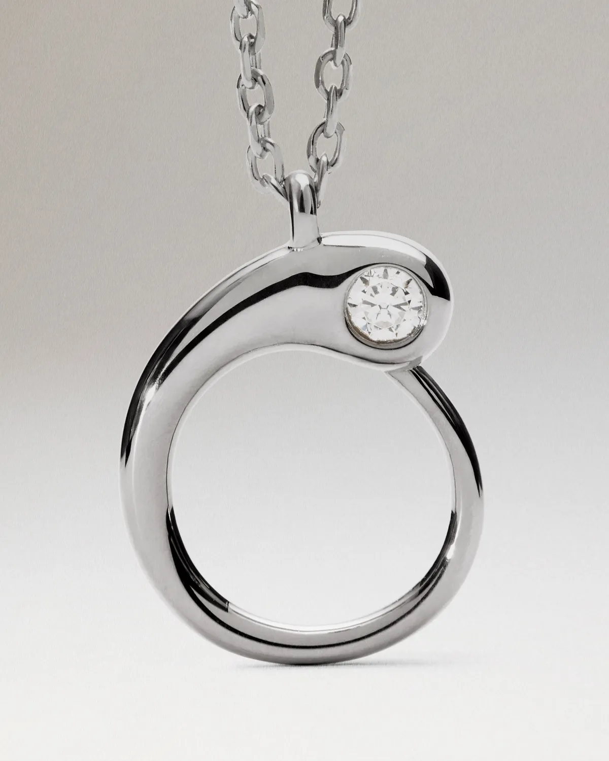 PDPAOLA Initial O collier argent lettre 40-50 cm