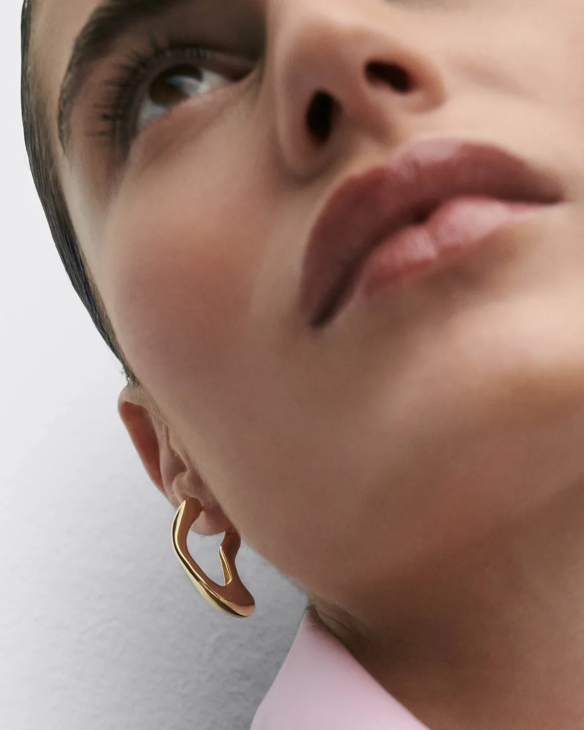 PDPAOLA Sense créoles plaqué or 31 mm