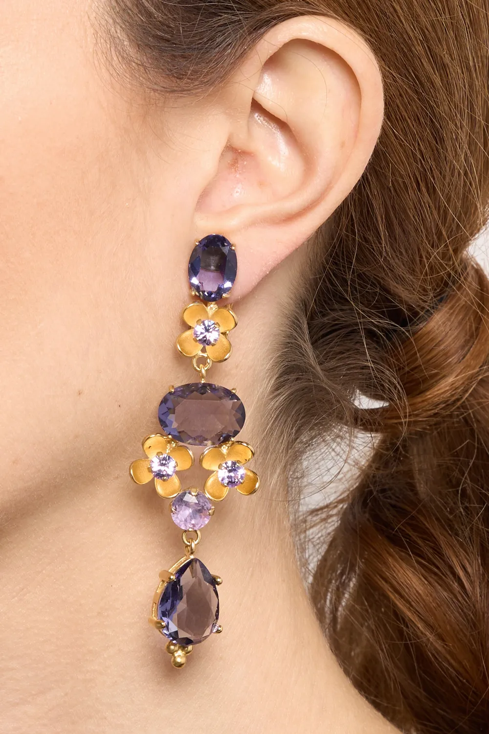 Philippe Ferrandis Eugénie boucles clips longues 9cm