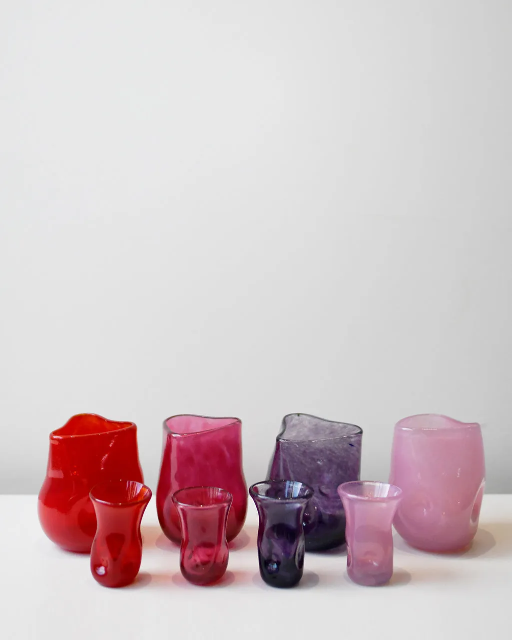 Completedworks Thaw lot 4 verres recyclé multicolore