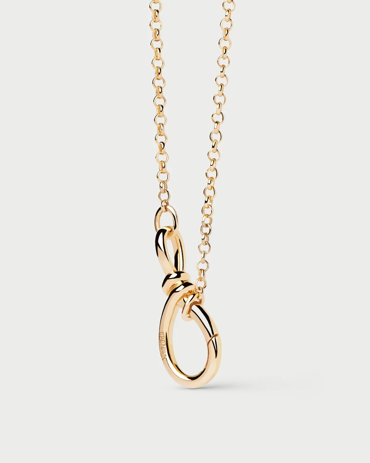 PDPAOLA Stacker Clasp collier plaqué or 44 cm