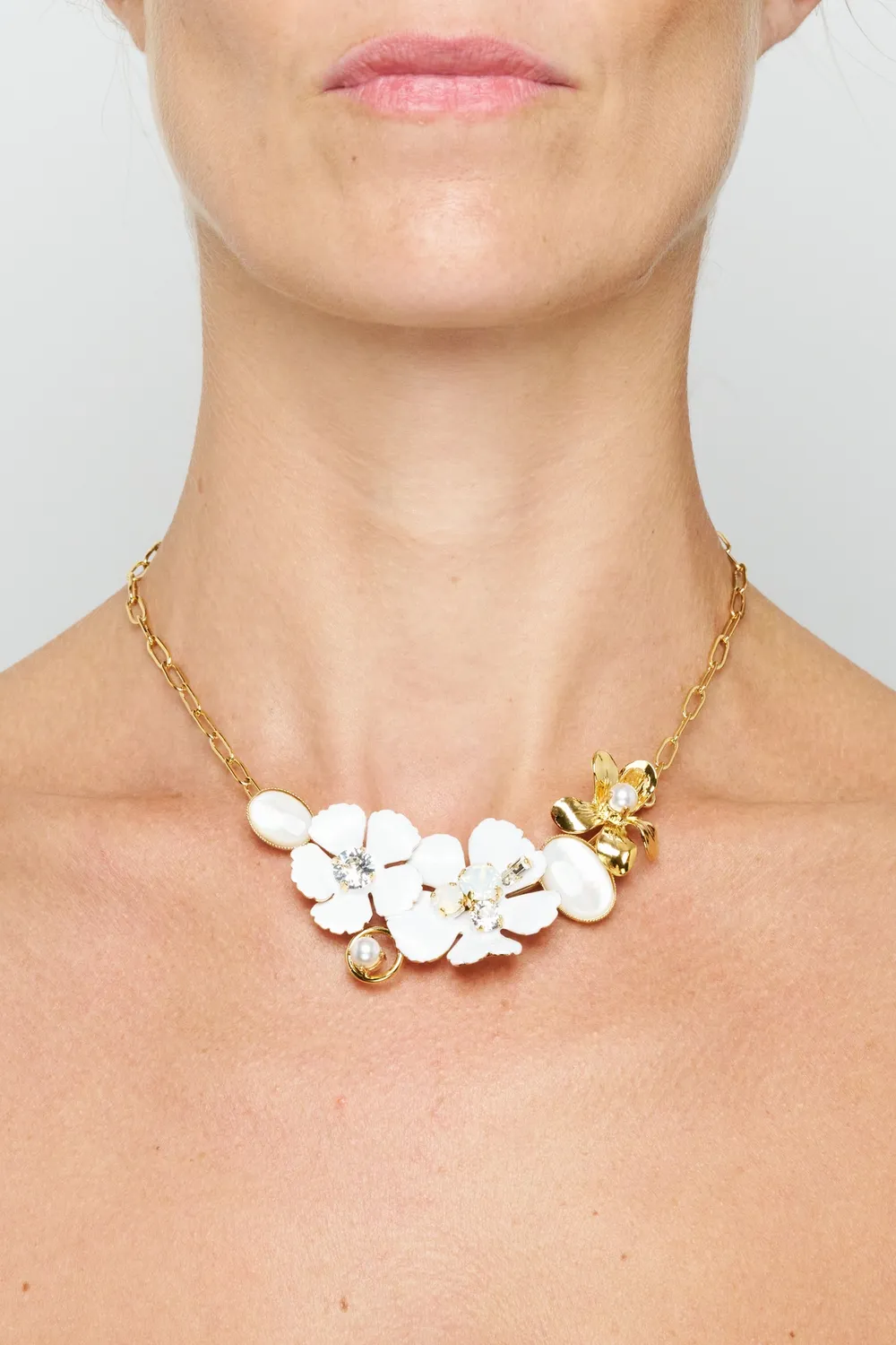 Philippe Ferrandis Ischia collier fleurs petit modèle
