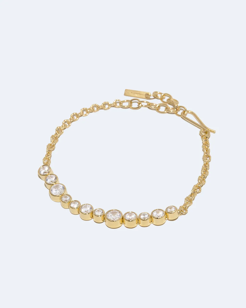 Completedworks Wild Eyed bracelet chaîne zirconia vermeil