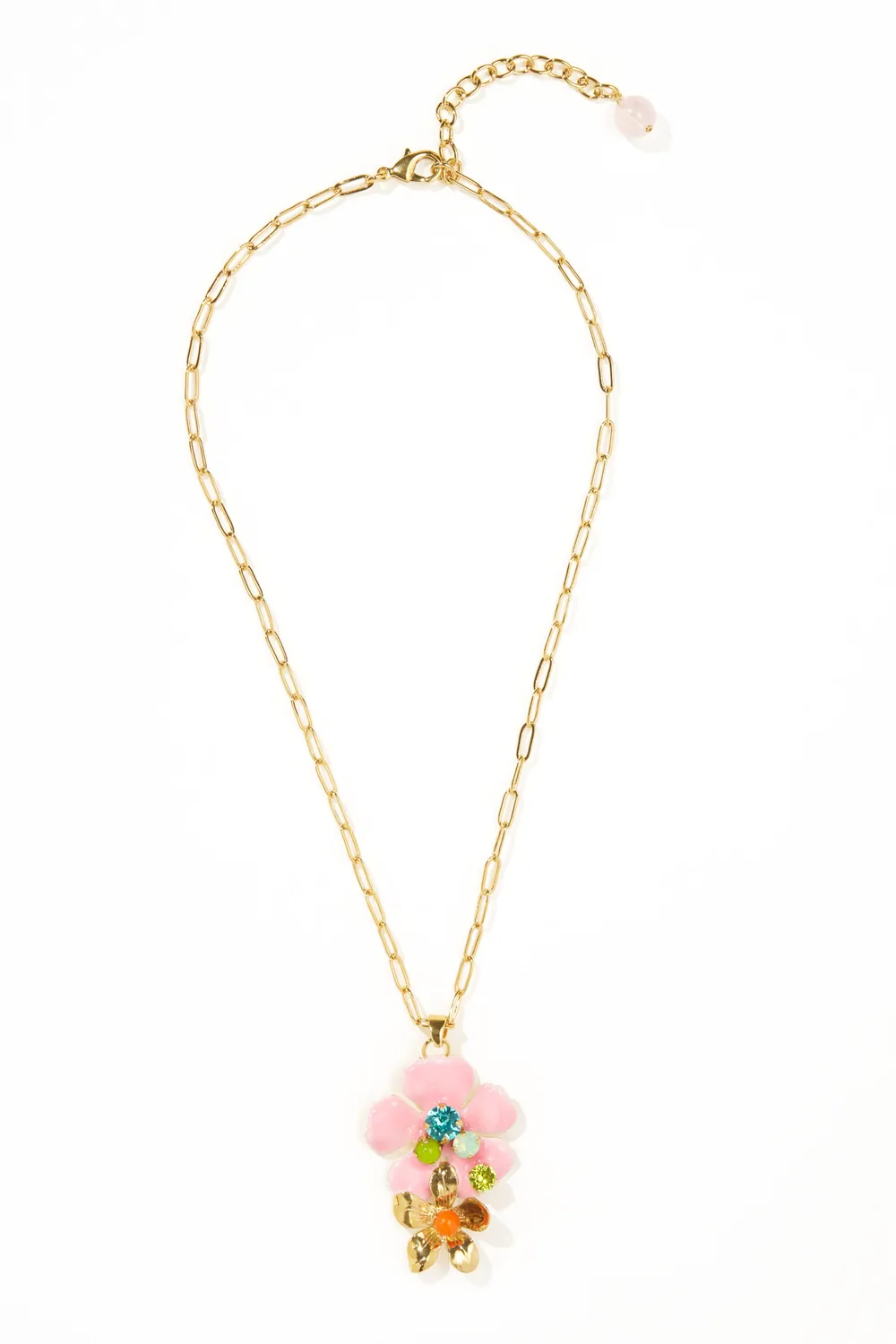 Philippe Ferrandis Ischia collier pendentif émail blanc