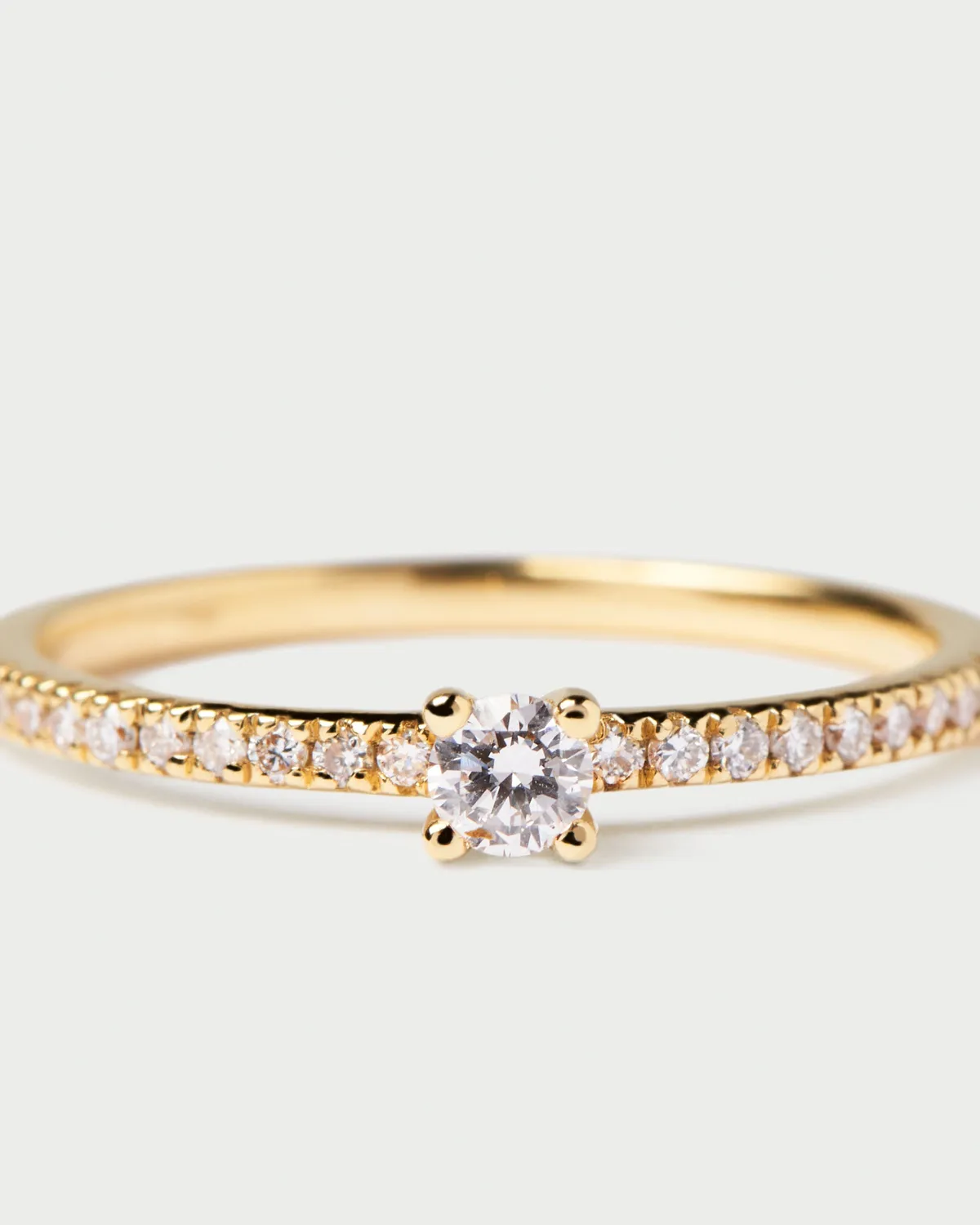 PDPAOLA Solstice bague or massif diamants 0,28 ct