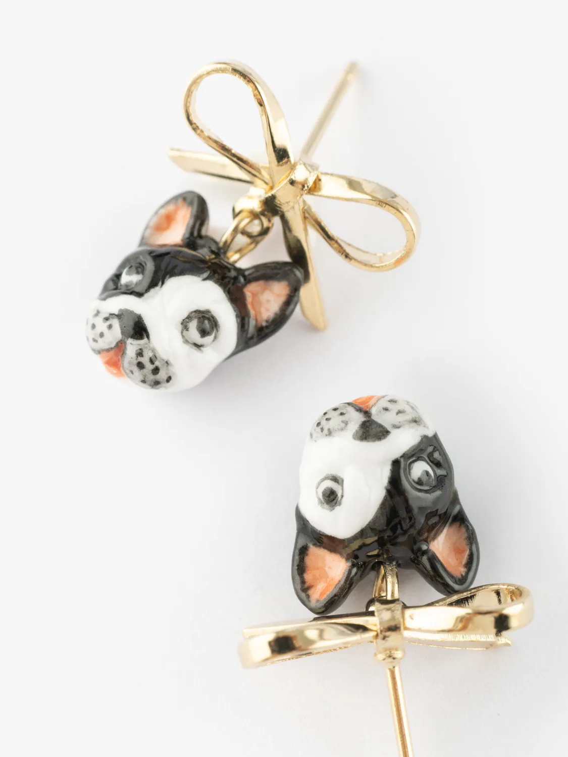 Nach Bijoux bulldog français puces boucles doreilles