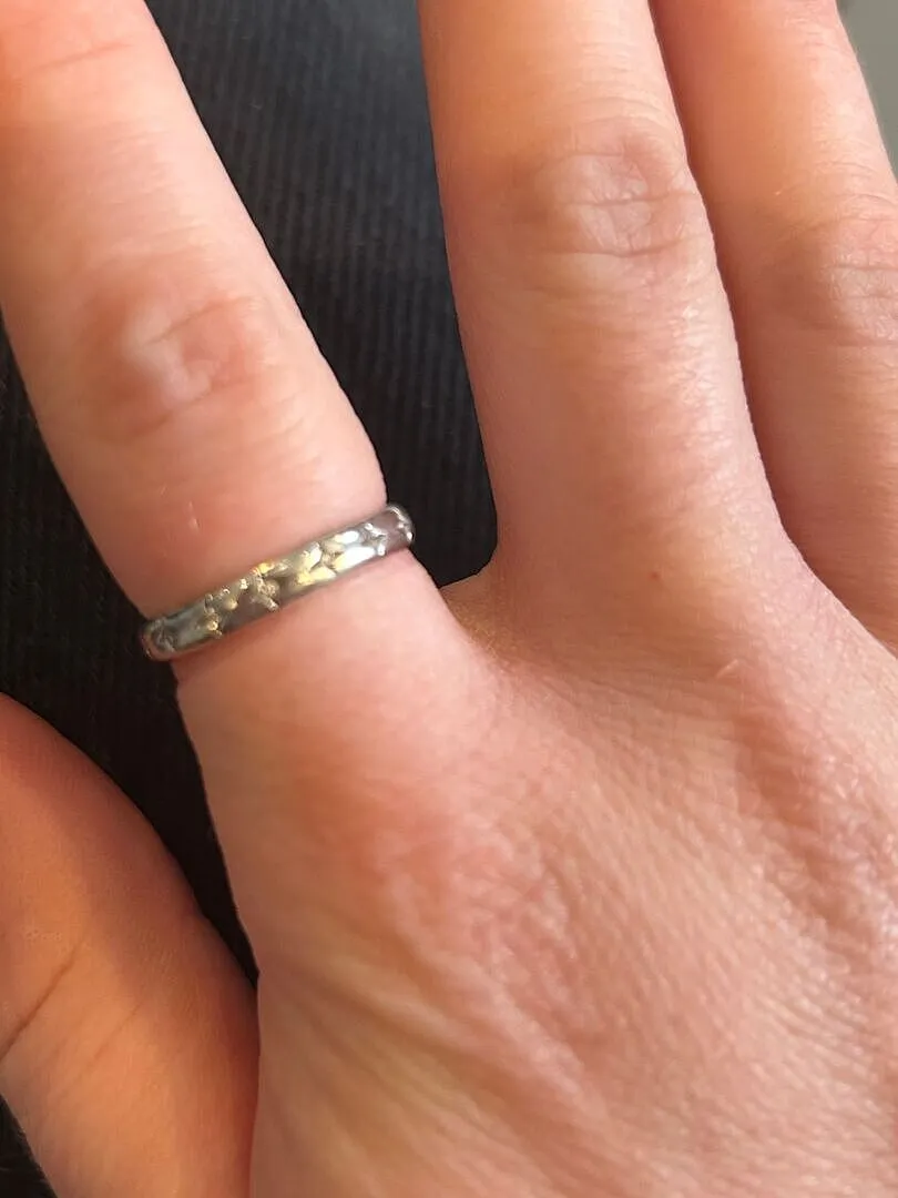Astrid & Miyu Cosmic Star Band bague argent étoile