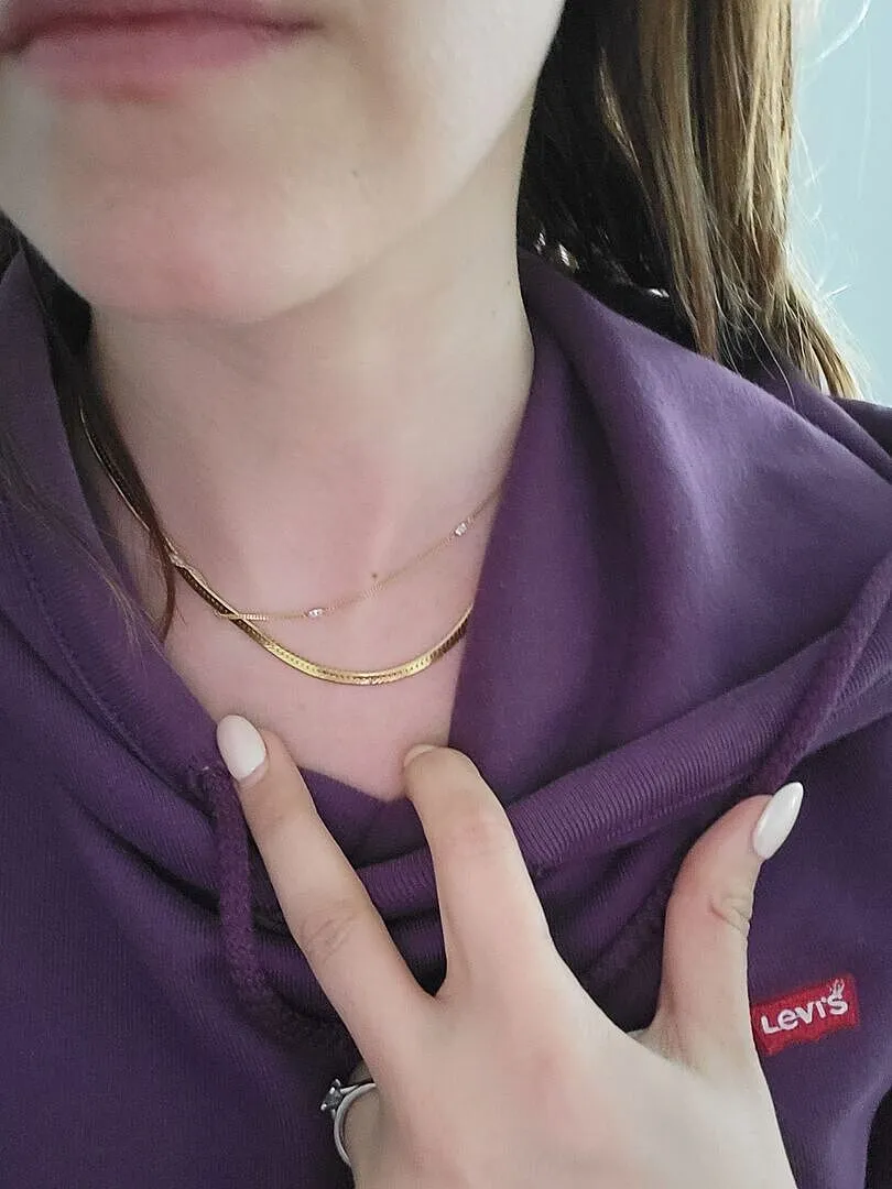 Astrid & Miyu Navette Crystal collier doré cristal