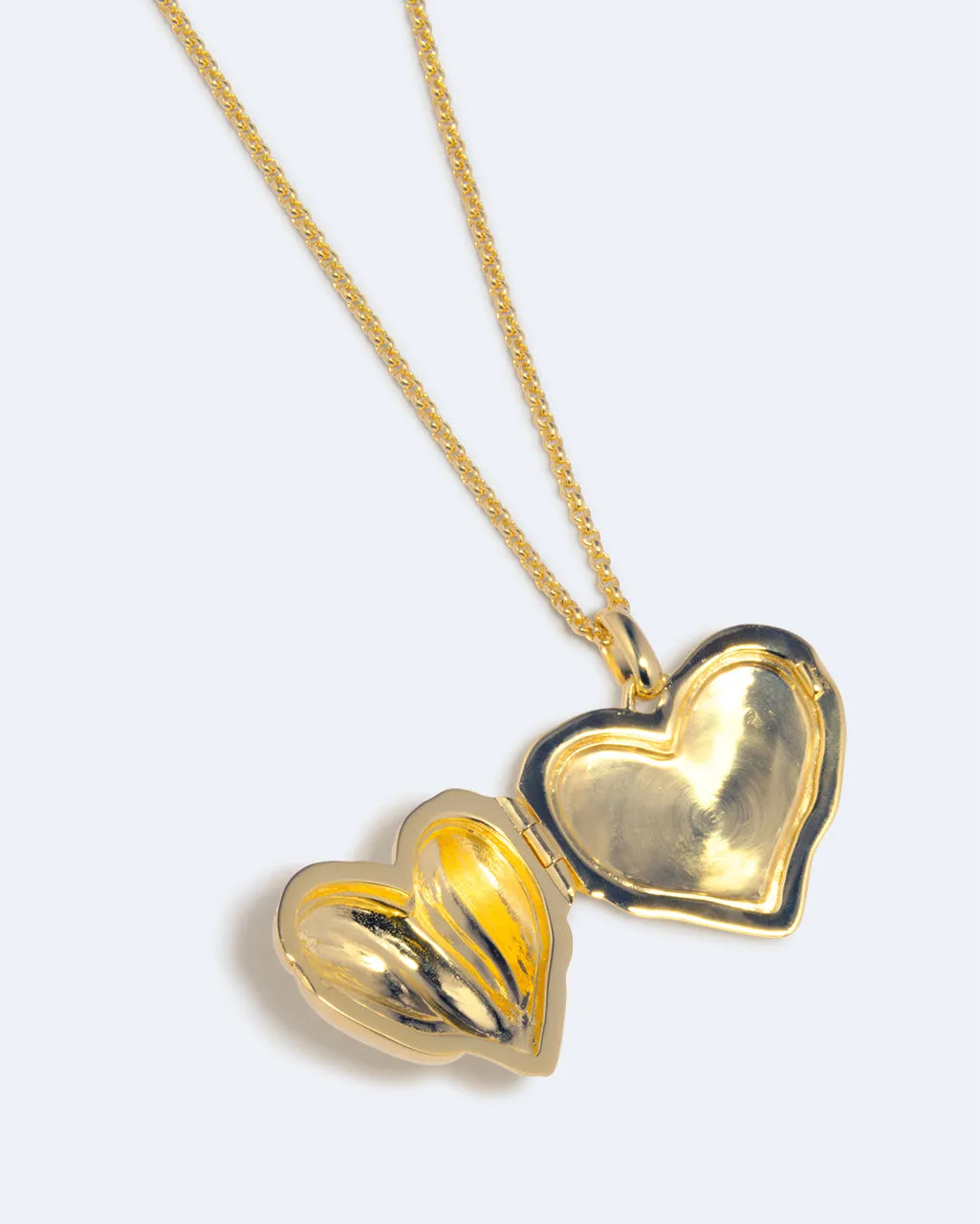 Completedworks Heart Locket collier médaillon vermeil or
