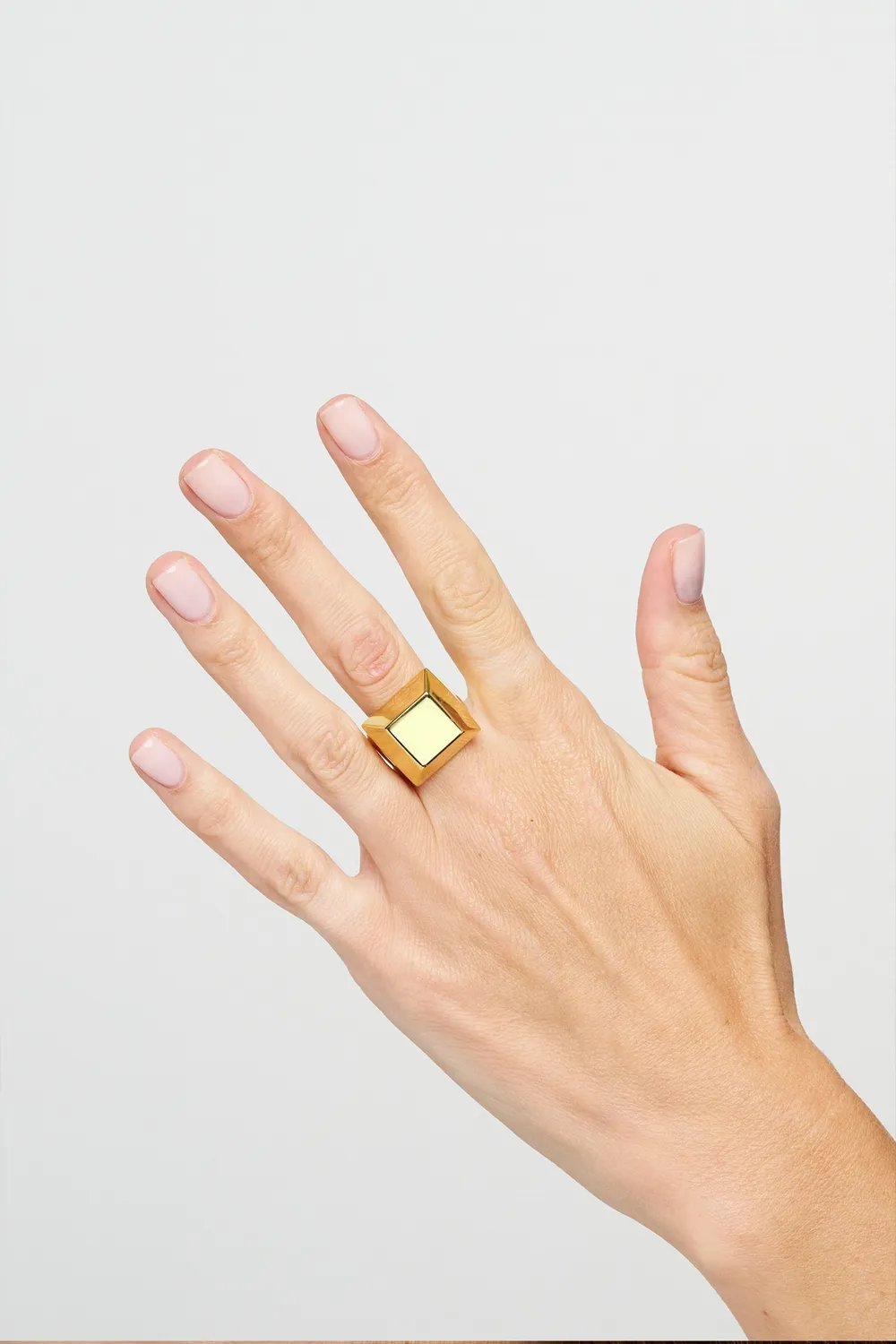 Philippe Ferrandis Kheops bague dorée or fin 24 carats