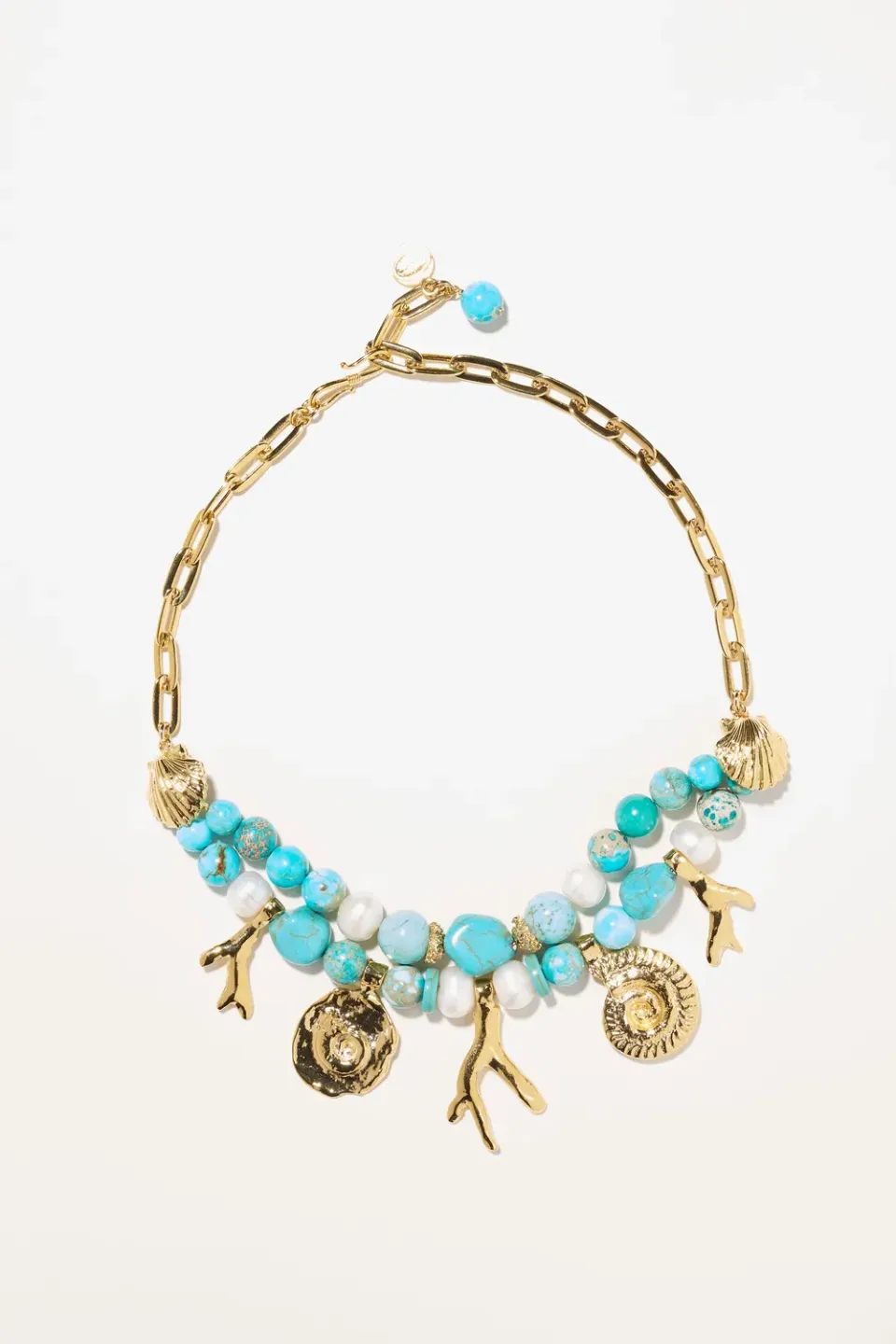 Philippe Ferrandis Minorca collier 2 rangs charms