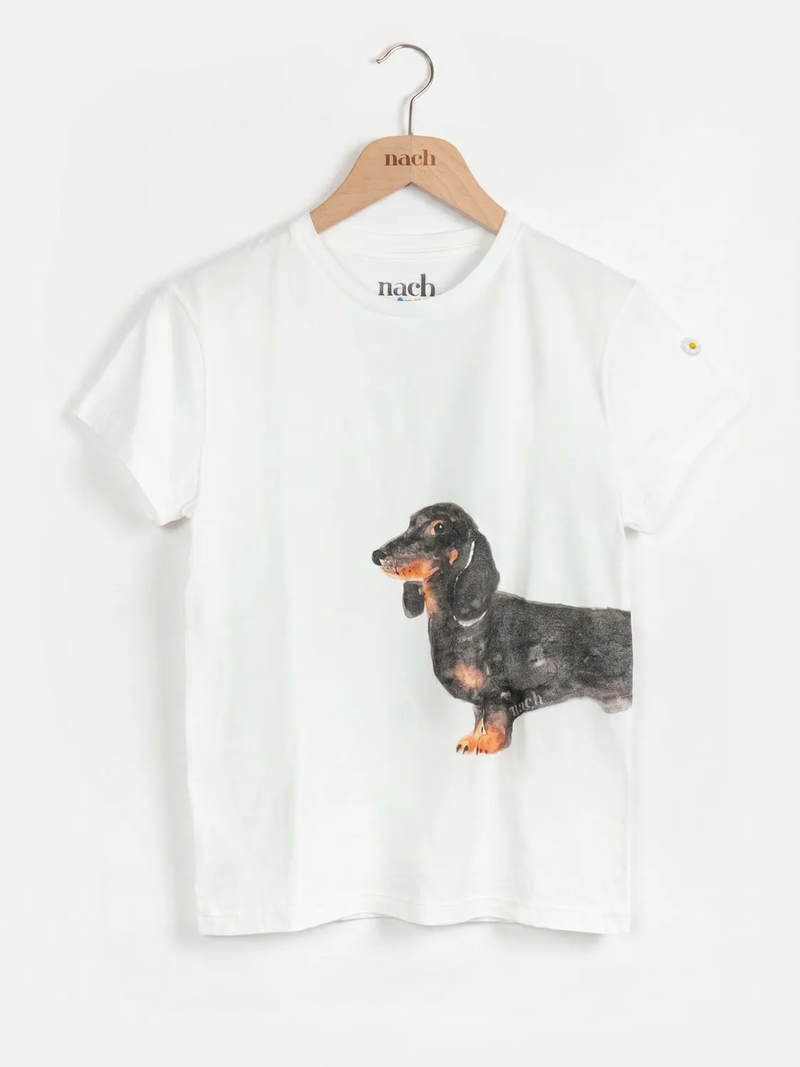 Nach Bijoux Olga Le Teckel t-shirt blanc S-XL
