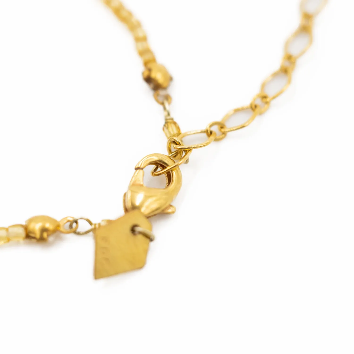 Le Fourbi de Capucine MUL13 collier bracelet 5 rangs préhnite